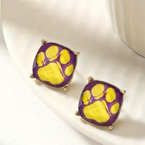 LSU Tiger Earrings